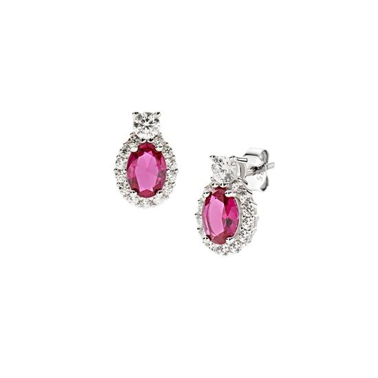 Orecchini Amen Donna Madame in Argento Zircone EMADBBRZ - EMADBBRZ